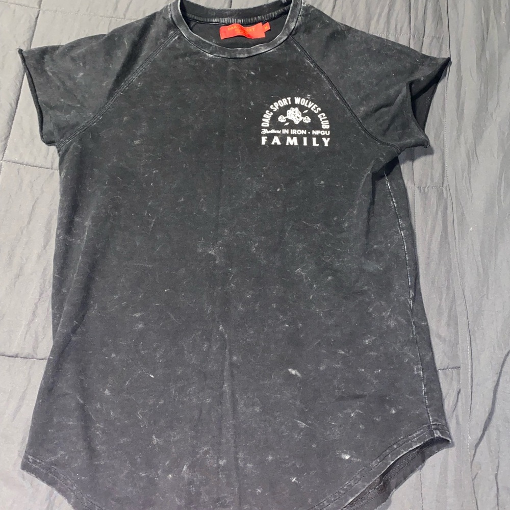 DARC SPORT SCALLOP TEE- VINTAGE BLACK